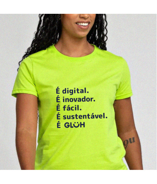 Camiseta Manga Curta Verde Bygluh